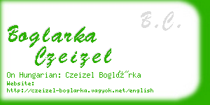 boglarka czeizel business card